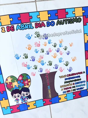 Painel Dia do Autismo: Árvore da Inclusão - foto 4 de 6