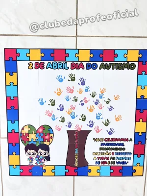 Painel Dia do Autismo: Árvore da Inclusão - foto 5 de 6