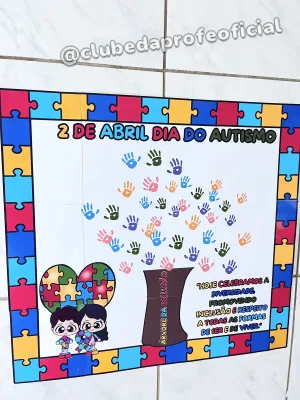 Painel Dia do Autismo: Árvore da Inclusão - foto 3 de 6