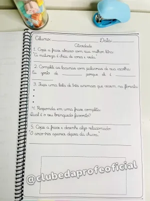 Apostila de Leitura e Interpretação em Letra Cursiva - foto 12 de 12