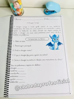 Apostila de Leitura e Interpretação em Letra Cursiva - foto 6 de 12