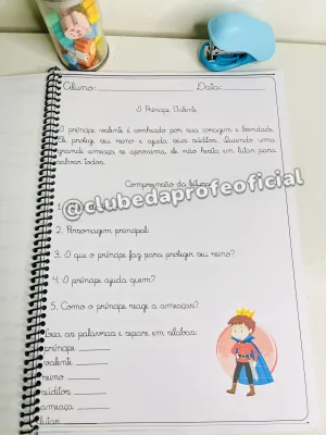 Apostila de Leitura e Interpretação em Letra Cursiva - foto 10 de 12
