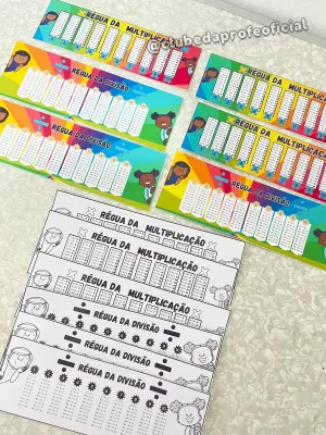Painel e Réguas de Multiplicação e Divisão - foto 5 de 7