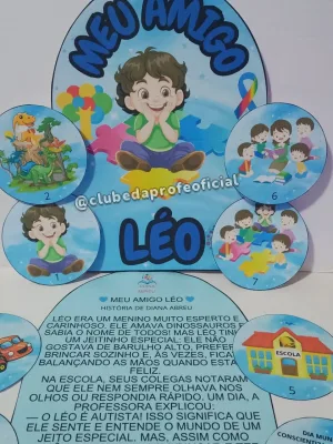 Luva Pedagógica Meu Amigo Léo