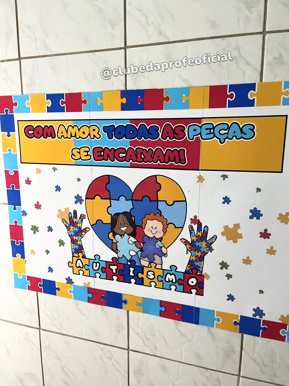 Painel Dia do Autismo - foto 1 de 6