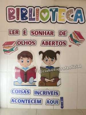Painel Biblioteca - foto 2 de 12