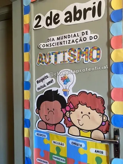 Painel de Porta Autismo - foto 1 de 3