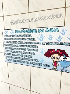 Painel Acróstico Dia Mundial da Água - foto 4 de 6