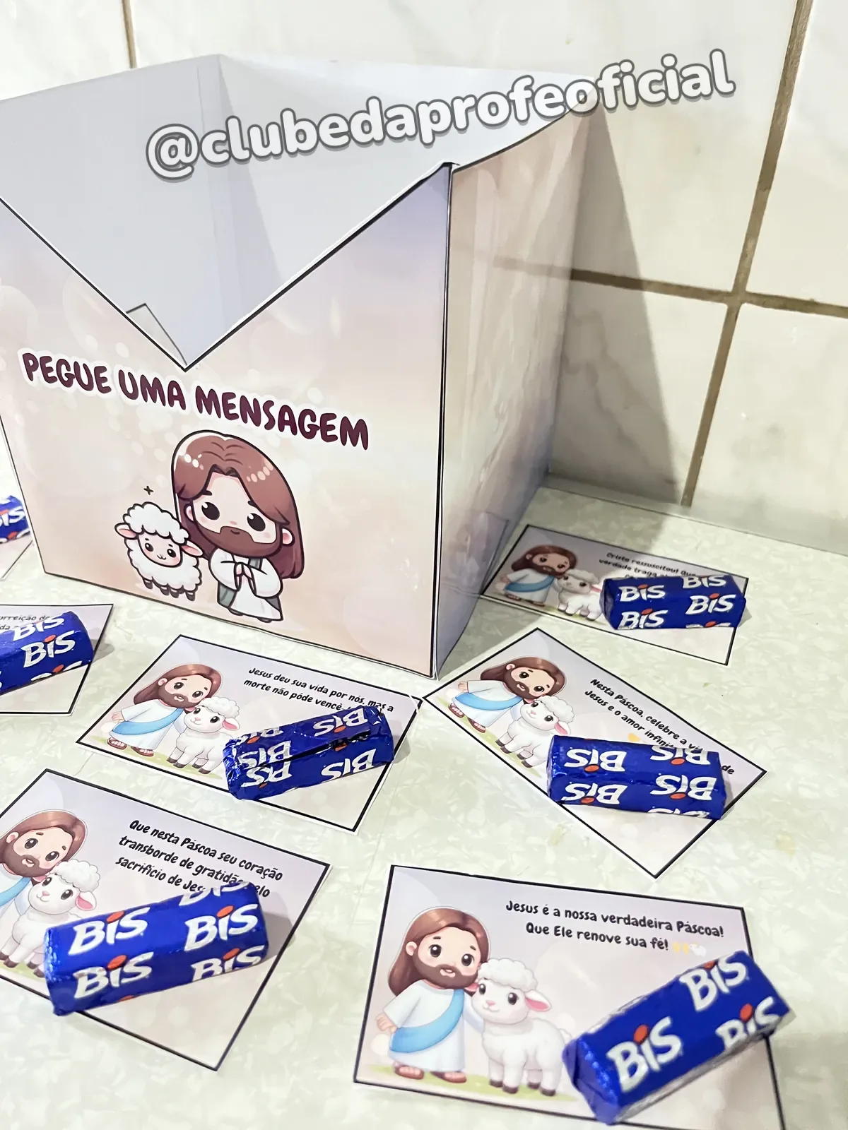 Caixa de Mensagens de Páscoa Cristã - foto 1 de 5