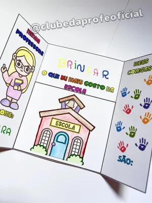 Lapbook Dia da Escola - foto 3 de 5