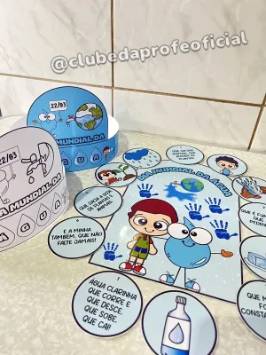 Luva Pedagógica e Coroa Dia da Água