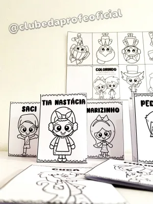 Mini Livrinhos Sanfonados Sítio do Picapau Amarelo - foto 12 de 17