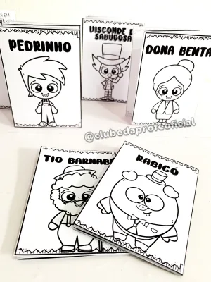 Mini Livrinhos Sanfonados Sítio do Picapau Amarelo - foto 15 de 17