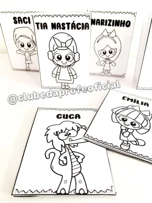 Mini Livrinhos Sanfonados Sítio do Picapau Amarelo - foto 9 de 17