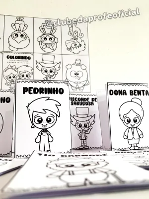 Mini Livrinhos Sanfonados Sítio do Picapau Amarelo - foto 11 de 17