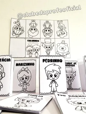 Mini Livrinhos Sanfonados Sítio do Picapau Amarelo - foto 10 de 17