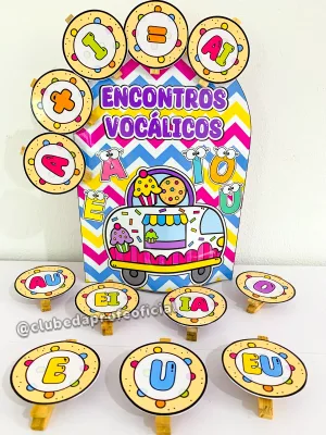 Luva Pedagógica Encontros Vocálicos