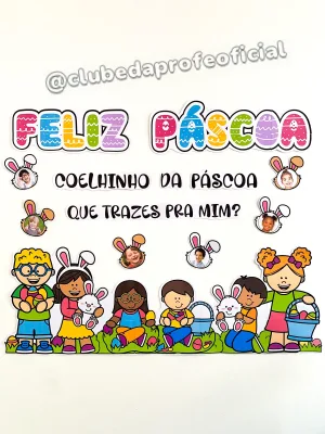 Painel de Páscoa com Molduras para Fotos - foto 1 de 16