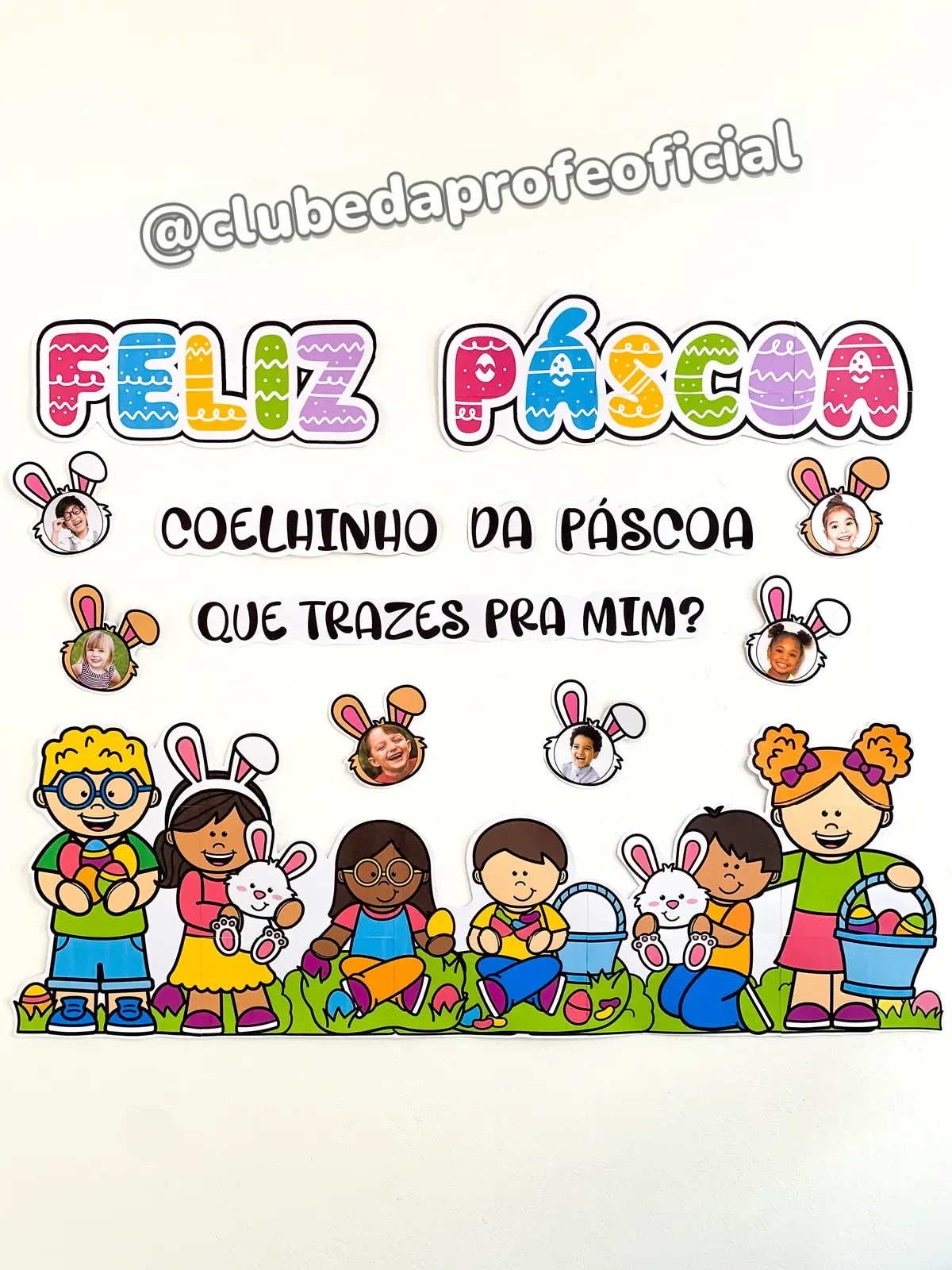 Painel de Páscoa com Molduras para Fotos - foto 1 de 16