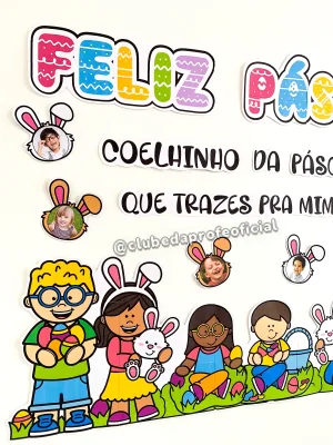 Painel de Páscoa com Molduras para Fotos - foto 13 de 16
