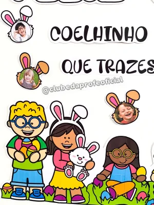 Painel de Páscoa com Molduras para Fotos - foto 15 de 16