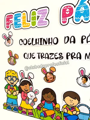 Painel de Páscoa com Molduras para Fotos - foto 12 de 16