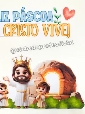 Painel Páscoa Cristã: Jesus Cristo Vive - foto 5 de 14
