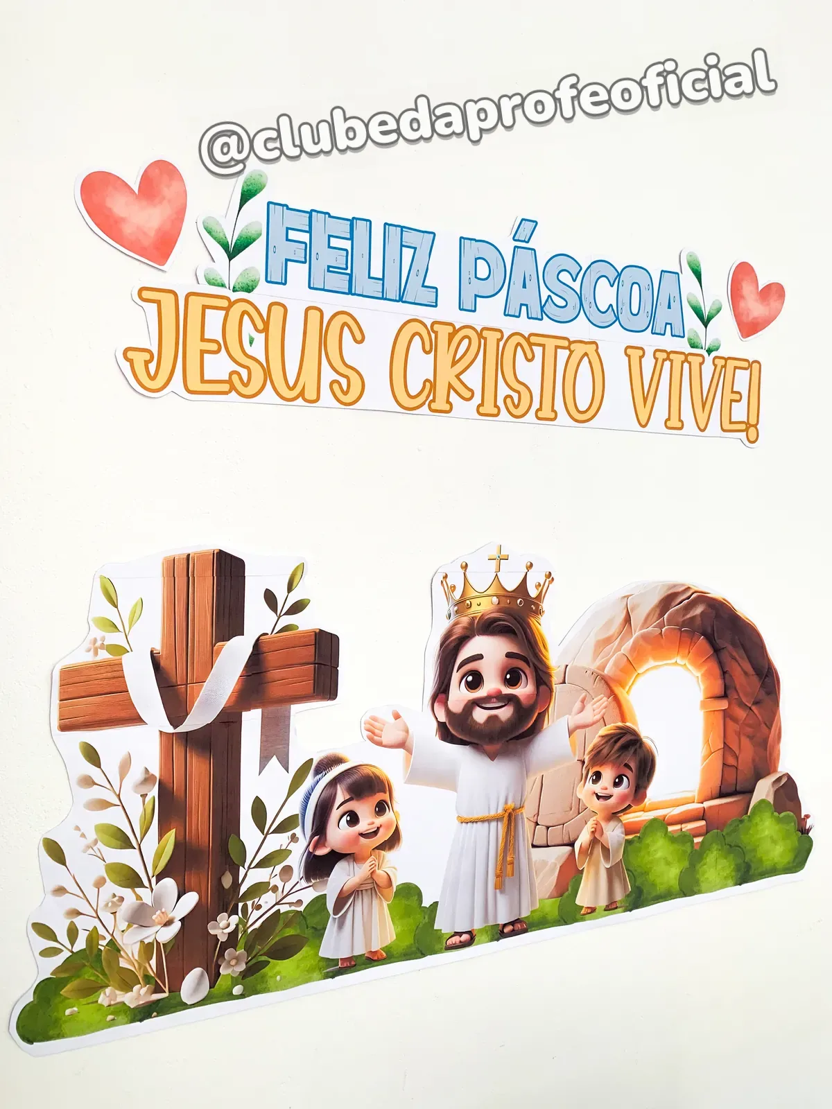 Painel Páscoa Cristã: Jesus Cristo Vive - foto 1 de 14
