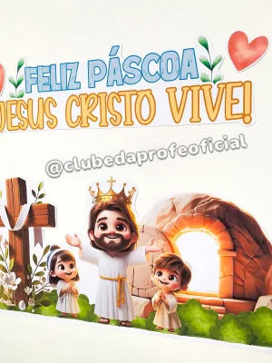 Painel Páscoa Cristã: Jesus Cristo Vive - foto 7 de 14