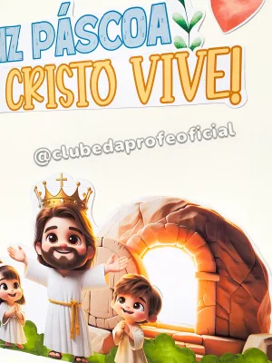 Painel Páscoa Cristã: Jesus Cristo Vive - foto 8 de 14
