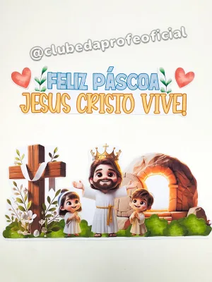 Painel Páscoa Cristã: Jesus Cristo Vive - foto 2 de 14