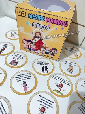 Caixa Meu Mestre Mandou Bíblico - foto 4 de 7