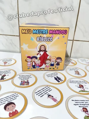 Caixa Meu Mestre Mandou Bíblico - foto 3 de 7