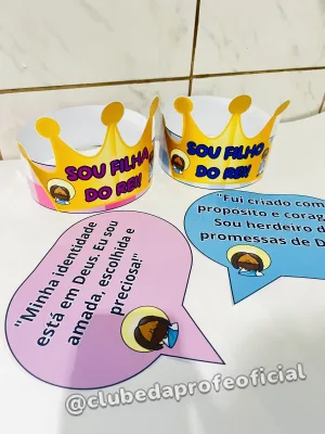 Coroa e Placas Sou Filho do Rei - foto 5 de 5