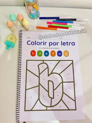Apostila Cores e Letras Encantadas - foto 6 de 12