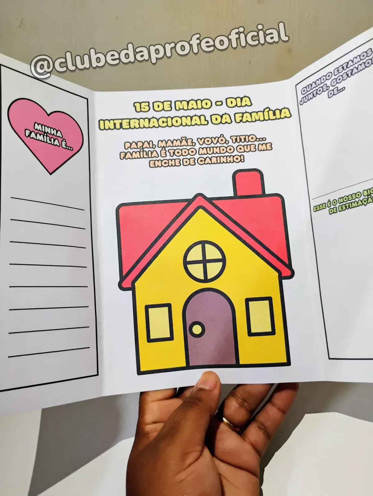 Lapbook Dia da Família - foto 1 de 8