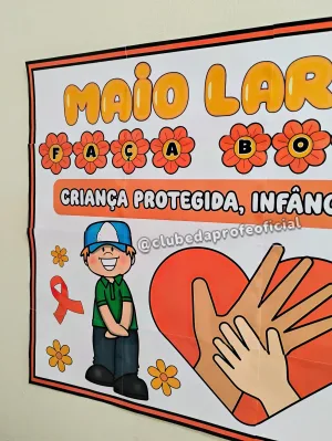 Painel Maio Laranja: Criança Protegida, Infância Garantida