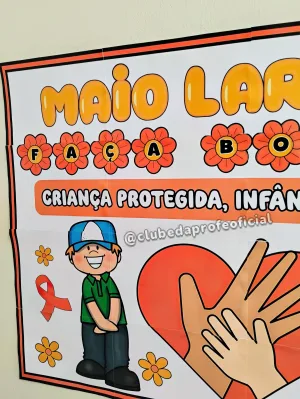Painel Maio Laranja: Criança Protegida, Infância Garantida - foto 5 de 9