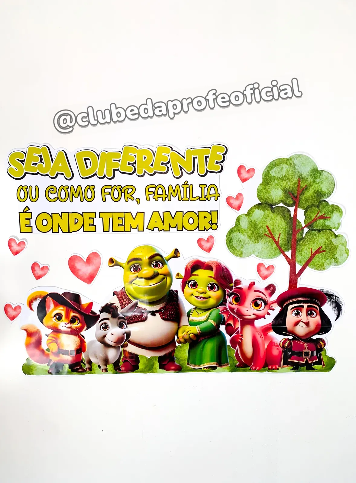 Painel Dia da Família Shrek - foto 1 de 13
