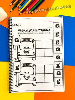Apostila Organizando Letrinhas: Maiúsculas e Minúsculas - foto 6 de 13