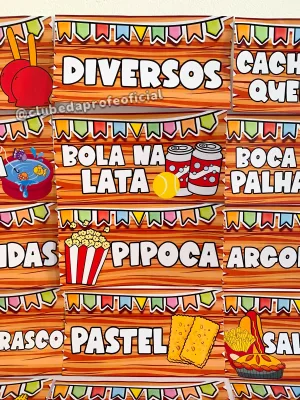 Plaquinhas Sinalizadoras para Festa Junina - foto 11 de 17