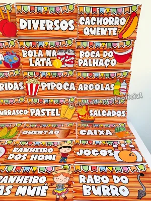 Plaquinhas Sinalizadoras para Festa Junina - foto 3 de 17