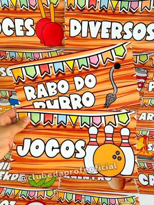 Plaquinhas Sinalizadoras para Festa Junina - foto 7 de 17
