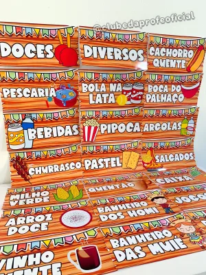 Plaquinhas Sinalizadoras para Festa Junina - foto 5 de 17