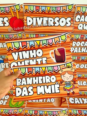 Plaquinhas Sinalizadoras para Festa Junina - foto 6 de 17