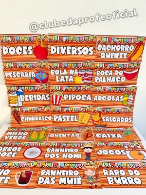 Plaquinhas Sinalizadoras para Festa Junina - foto 2 de 17