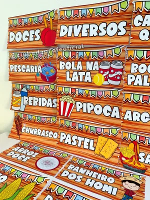 Plaquinhas Sinalizadoras para Festa Junina - foto 16 de 17