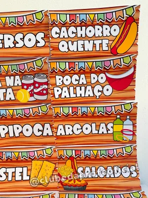 Plaquinhas Sinalizadoras para Festa Junina - foto 12 de 17