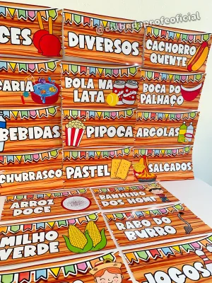 Plaquinhas Sinalizadoras para Festa Junina - foto 17 de 17