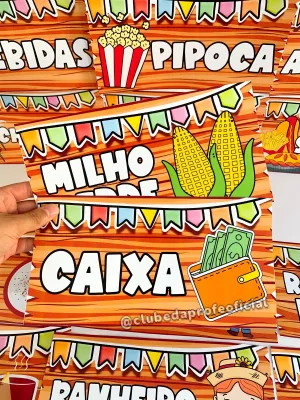 Plaquinhas Sinalizadoras para Festa Junina - foto 8 de 17